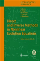 Robert Conte, Robert M Conte, Robert M. Conte, Franc Magri, Franco Magri, Micheline Musette... - Direct and Inverse Methods in Nonlinear Evolution Equations