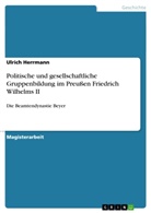 Ulrich Herrmann - Politische und gesellschaftliche Gruppenbildung im Preußen Friedrich Wilhelms II