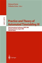 Edmun Burke, Edmund Burke, Erben, Erben, Wilhelm Erben - Practice and Theory of Automated Timetabling III