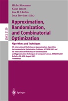 Jose D P Rolim et al, Michel Goemans, Klau Jansen, Klaus Jansen, Jose D. P. Rolim, José D. P. Rolim... - Approximation, Randomization and Combinatorial Optimization: Algorithms and Techniques