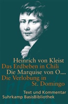 Heinrich Kleist, Heinrich von Kleist, Helmu Nobis, Helmut Nobis - Das Erdbeben in Chili / Die Marquise von O... / Die Verlobung in St. Domingo