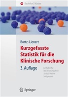 Bort, Jürge Bortz, Jürgen Bortz, Lienert, Gustav A Lienert, Gustav A. Lienert - Kurzgefasste Statistik für die klinische Forschung