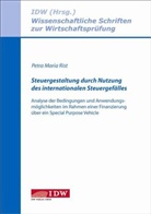 Petra M. Rist, Petra Maria Rist - Steuergestaltung durch Nutzung des internationalen Steuergefälles