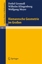 Detle Gromoll, Detlef Gromoll, Wilhel Klingenberg, Wilhelm Klingenberg, Wilhelm P. A. Klingenberg, Wolfga Meyer... - Riemannsche Geometrie im Großen