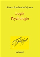 Salomo Friedlaender, Salomo Friedlaender/Mynona, Salomo Friedlaender-Mynona, Mynona, Hartmu Geerken, Hartmut Geerken - Logik /Psychologie