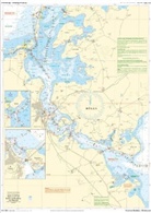 Delius Klasing-Sportbootkarten, Plano: Delius Klasing-Sportbootkarten Kubitzer Bodden, Strelasund, Strelasund Süd, Planokarte