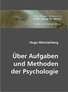 Hugo Münsterberg, Esther Von Krosigk, Esthe von Krosigk, Esther von Krosigk - Über Aufgaben und Methoden der Psychologie