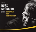 Durs Grünbein, Durs Grünbein - Strophen für übermorgen, 1 Audio-CD (Hörbuch)