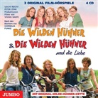 Cornelia Funke, Veronica Ferres, Benno Fürmann, Michelle von Treuberg - Die Wilden Hühner, Film-Hörspiele, Gesamtausgabe, 4 Audio-CDs (Audio book)