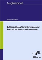Reinhard Waldner - Betriebswirtschaftliche Kennzahlen zur Produktionsplanung und -steuerung