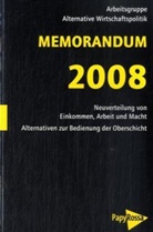 AG Alternative Wirschaftspolitik - Memorandum 2008