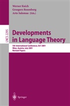 Werner Kuich, Grzegorz Rozenberg, Arto Salomaa - Developments in Language Theory