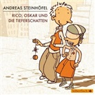 Andreas Steinhöfel, Andreas Steinhöfel - Rico und Oskar 1: Rico, Oskar und die Tieferschatten, 4 Audio-CD (Hörbuch)