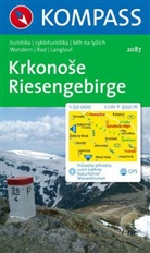 Kompass Karten: Kompass Karte Riesengebirge, m. Kompass Naturführer Wiesenblumen. Krkonose