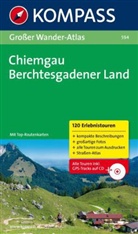 Siegfried Garnweidner - Kompass Großer Wander-Atlas Chiemgau, Berchtesgadener Land, m. CD-ROM