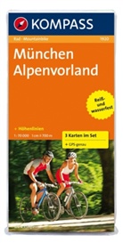 Kompass Karten: Kompass Karte München und Alpenvorland, 3 Bl.