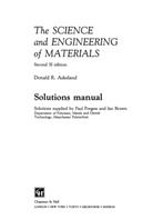 Donald R. Askeland, Ian Brown, Pau Porgess, Paul Porgess - The Science and Engineering of Materials