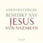 Benedikt XVI, Benedikt XVI., Joseph Ratzinger, Benedikt XVI., Hans P Bögel, Hans-Peter Bögel - Jesus von Nazareth. Tl.1, 12 Audio-CDs (Hörbuch)