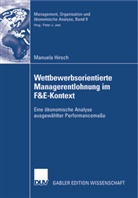 Manuela Hirsch - Wettbewerbsorientierte Managerentlohnung im F&E-Kontext