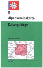 Deutsche Alpenverein e V, Deutscher Alpenverein e V, Deutscher Alpenverein e.V. - Alpenvereinskarten: Kaisergebirge