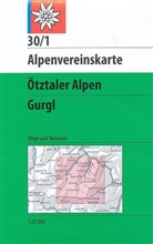 Österreichische Alpenverein, Österreichischer Alpenverein, Österreichischer Alpenverein - Alpenvereinskarten: Ötztaler Alpen - Gurgl