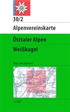 Oesterreichische Alpenverein, Österreichische Alpenverein, Österreichischer Alpenverein, Österreichischer Alpenverein - Alpenvereinskarten: Ötztaler Alpen - Weißkugel