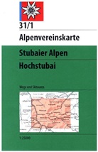 Oesterreichische Alpenverein, Österreichische Alpenverein, Österreichischer Alpenverein, Österreichischer Alpenverein - Alpenvereinskarten: Stubaier Alpen - Hochstubai