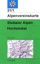 Österreichische Alpenverein - Alpenvereinskarten: Alpenvereinskarte Stubaier Alpen, Hochstubai