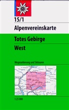 Oesterreichische Alpenverein, Oesterreichischer Alpenverein, Österreichischer Alpenverein, Oesterreichischer Alpenverein, Österreichischer Alpenverein - Alpenvereinskarten: Totes Gebirge, West