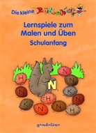 Lernspiele zum Malen und Üben Schulanfang (Motiv Eichhörnchen)