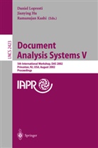 Jianying Hu, Ramanusan Kashi, Daniel Lopresti - Document Analysis Systems V
