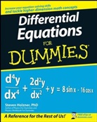 S Holzner, Steve Holzner, Steven Holzner - Differential Equations for Dummies