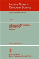 Hugh C. Williams - Advances in Cryptology