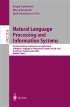 Birger Andersson, Maria Bergholtz, P. Johannesson, Paul Johannesson - Natural Language Processing and Information Systems