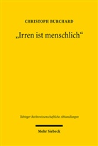 Christoph Burchard - "Irren ist menschlich"