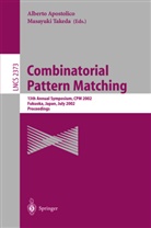 Alberto Apostolico, Masayuki Takeda - Combinatorial Pattern Matching
