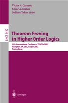 Victor A. Carreno, Cesar A. Munoz, Sofiene Tahar - Theorem Proving in Higher Order Logics