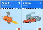 Zebra: 1. Schuljahr, Arbeitsheft Lesen/Schreiben; Buchstabenheft, 2 Hefte