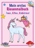 Birgitta Nicolas, Brigitta Nicolas, Birgitta Nicolas - Mein erstes Riesenmalbuch - Feen, Elfen, Einhörner