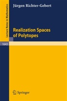 J. Richter-Gebert, Jürgen Richter-Gebert - Realization Spaces of Polytopes