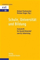 Helmu Flachenecker, Helmut Flachenecker, Grypa, Grypa, Dietmar Grypa - Schule, Universität und Bildung