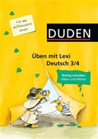 Birgit Carstens, Birgitt Carstens, Hartmu Günther, Imke Quent, Simone Straub, Birgitt Carstens... - Duden Üben mit Lexi, Deutsch 3/4: Richtig schreiben - Silben und Wörter