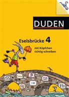 Hartmu Günther, Nicol Kiwitt, Nocola Kiwitt, Simone u Scheuer, Hartmut Günther - Duden Eselsbrücke 4 - mit Köpfchen richtig schreiben