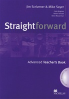 Mike Sayer, Ji Scrivener - Straightforward, Advanced: Teacher's Book, w. 2 Audio-CDs