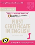 Cambridge First Certificate in English 1 (Exam 2008): Student's Book without answers