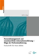 Personalmanagement und verantwortliche Unternehmensführung - Wege der Professionalisierung