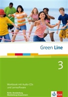 Jennife Baer-Engel, Eliza Daymond, Mario Horner, Harald Weisshaar - Green Line, Neue Ausgabe für Gymnasien - Bd.3: Workbook, m. 2 Audio-CDs u. CD-ROM, Ausgabe Berlin, Brandenburg und Mecklenburg-Vorpommern