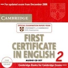 Cambridge First Certificate in English 2 (Exam 2008): 2 Audio-CDs (Audio book)