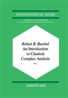 R B Burckel, R. B. Burckel, Robert B. Burckel - An Introduction to Classical Complex Analysis