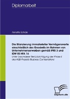 Annette Schüle - Die Bilanzierung immaterieller Vermögenswerte einschließlich des Goodwills im Rahmen von Unternehmenserwerben gemäß IFRS 3 und IDW RS HFA 16